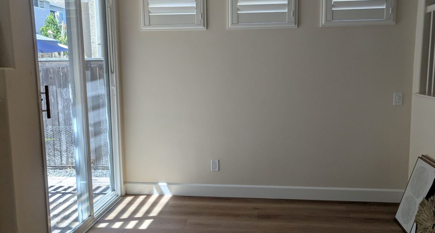 Dining room before